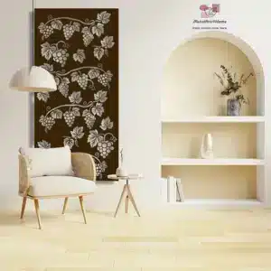 משרבייה-מחיצת מתכת #130, בגישה מינימאליסטית