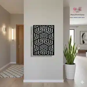 מסתור לוח חשמל דגם 123 ממתכת-דגם משרבייה מודרני.