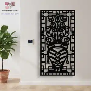 מסתור לוח חשמל דגם 40 ממתכת-דגם משרבייה מודרני.