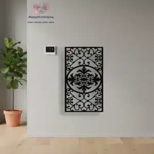 מסתור לוח חשמל דגם- 41 ממתכת, דגם משרבייה מודרני.