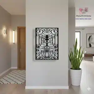 מסתור לוח חשמל-דגם 45 ממתכת-דגם משרבייה מודרני.