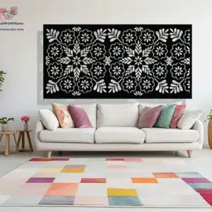 משרבייה #133 יוקרתית בחיתוך לייזר בעיצוב גאומטרי ופרחוני